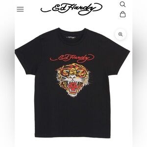Ed Hardy Boys RETRO TIGER HEAD TEE